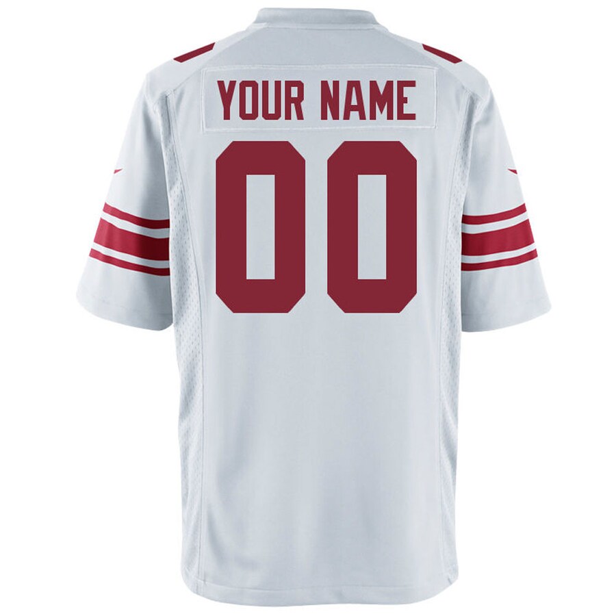 New York Giants Customized Game White Football Jersey product image