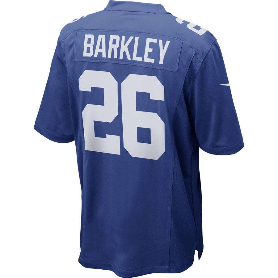 New York Giants Saquon Barkley Game Royal Football Jersey product image