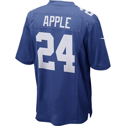 New York Giants Eli Apple Game Royal Football Jersey product image