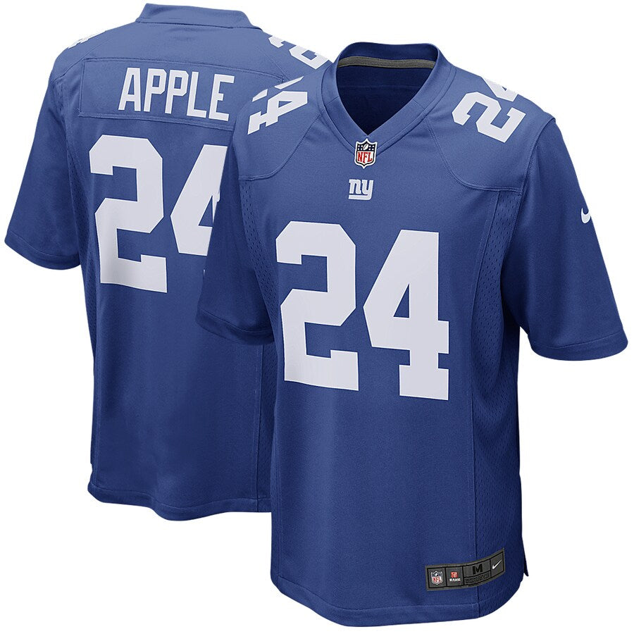 New York Giants Eli Apple Game Royal Football Jersey product image