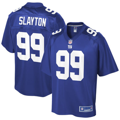 New York Giants Chris Slayton Pro Line Royal Football Jersey product image