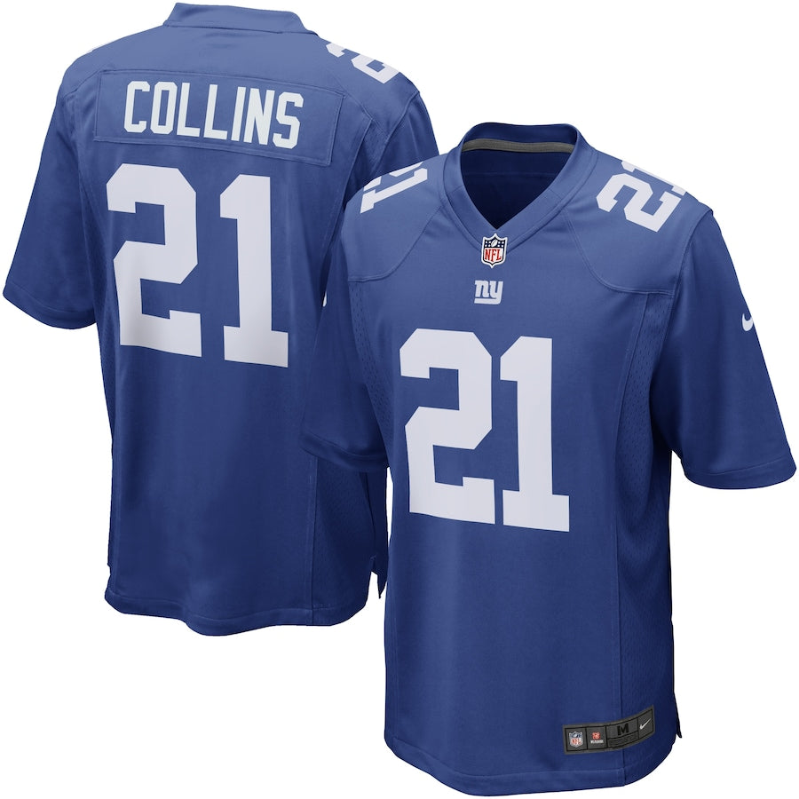 New York Giants Landon Collins Game Blue Football Jersey product image