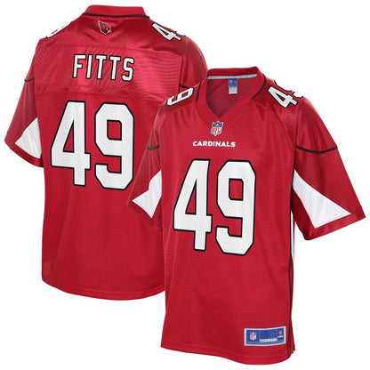 Arizona Cardinals Kylie Fitts Pro Line Cardinal Football Jersey product image