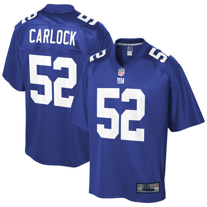 New York Giants Jake Carlock Pro Line Big & Tall Royal Football Jersey product image