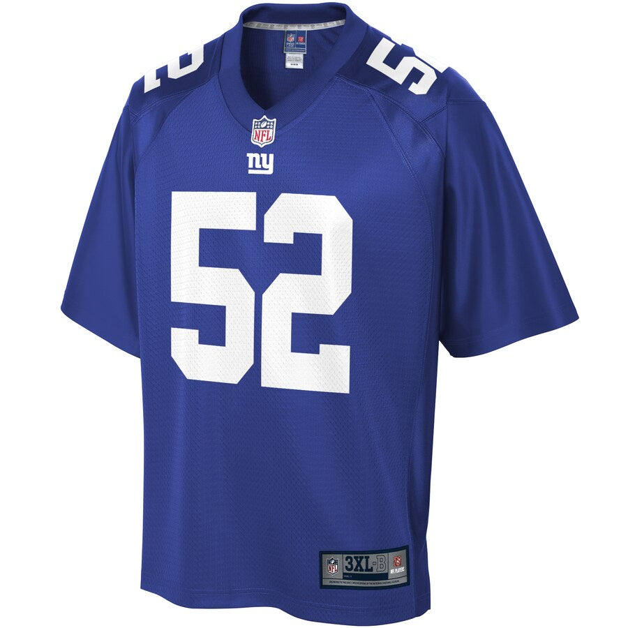 New York Giants Jake Carlock Pro Line Big & Tall Royal Football Jersey product image