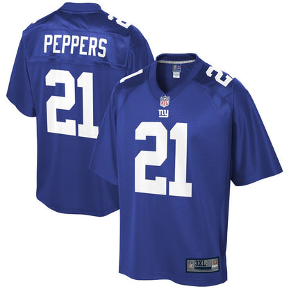 New York Giants Jabrill Peppers Pro Line Big & Tall Royal Football Jersey product image