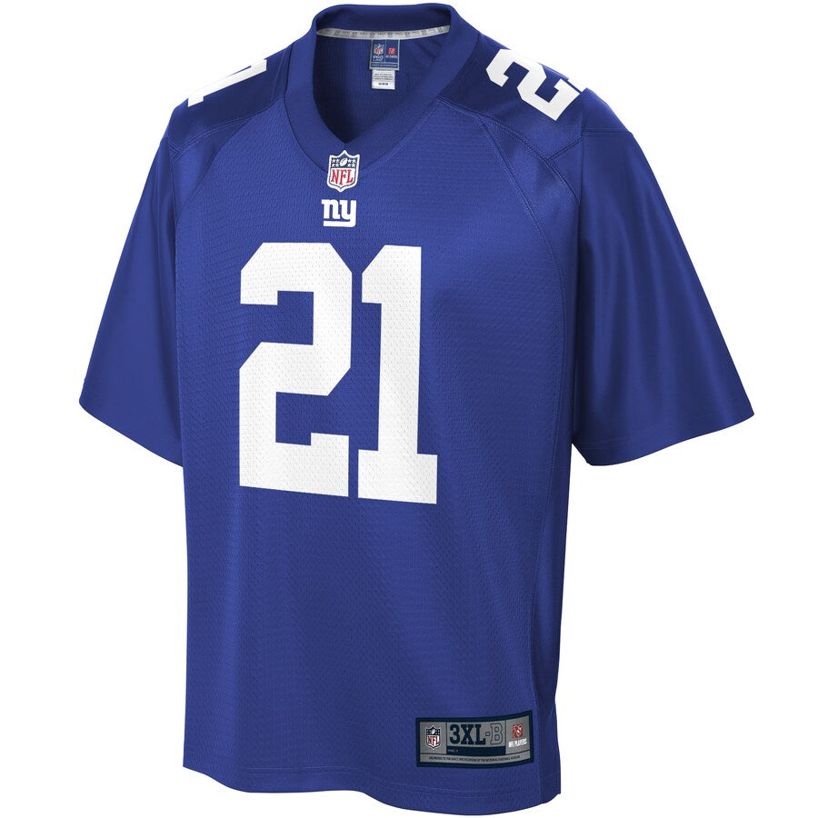 New York Giants Jabrill Peppers Pro Line Big & Tall Royal Football Jersey product image