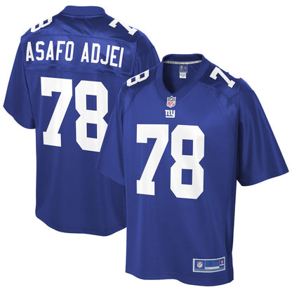 New York Giants George Asafo-Adjei Pro Line Royal Football Jersey product image