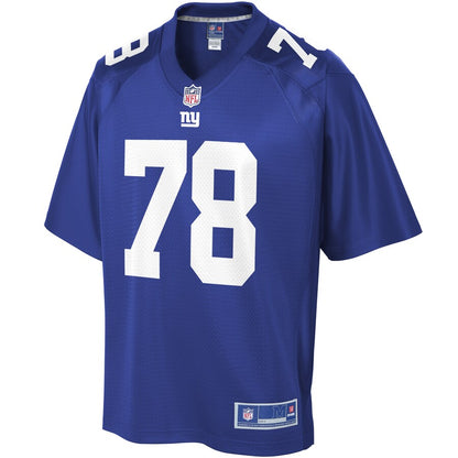 New York Giants George Asafo-Adjei Pro Line Royal Football Jersey product image