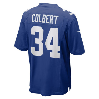 New York Giants Adrian Colbert Team Game Royal Football Jersey product image
