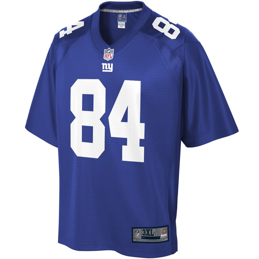 New York Giants David Sills Pro Line Big & Tall Royal Football Jersey product image