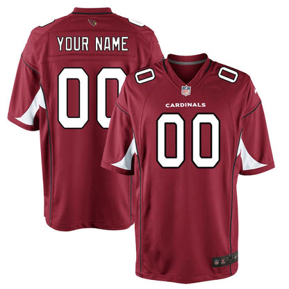 Arizona Cardinals Red Customized Game Red Football Jersey product image