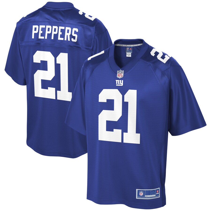 New York Giants Jabrill Peppers Pro Line Royal Football Jersey product image