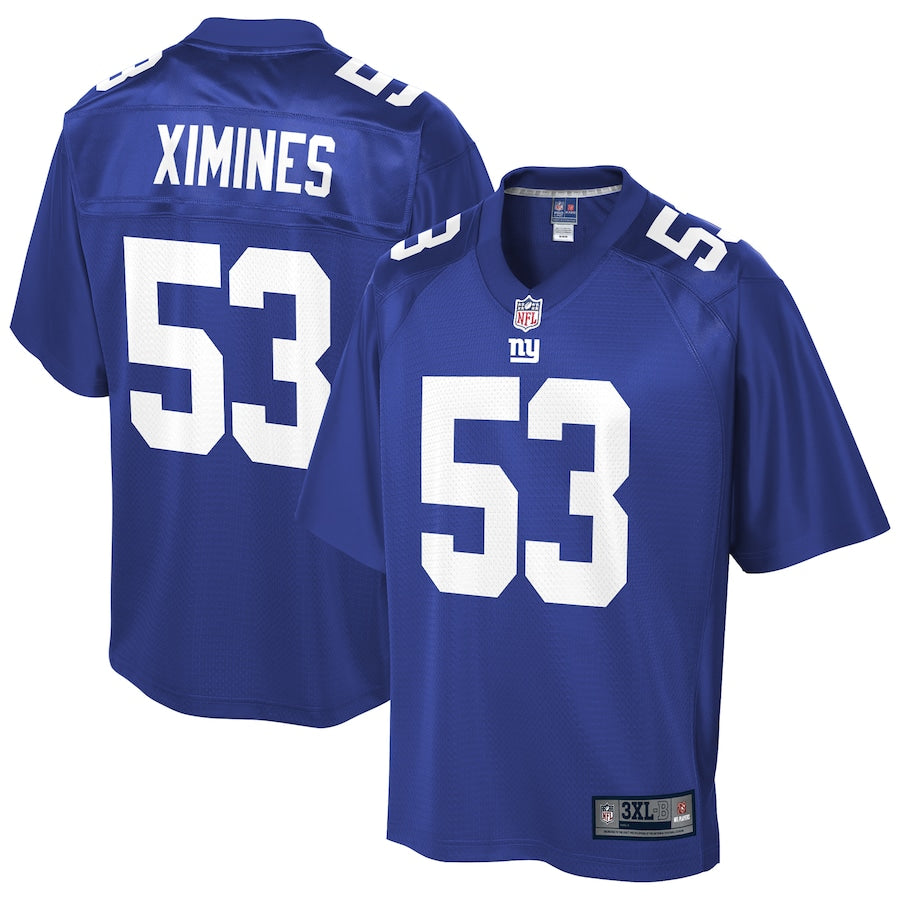 New York Giants Oshane Ximines Pro Line Big & Tall Royal Football Jersey product image