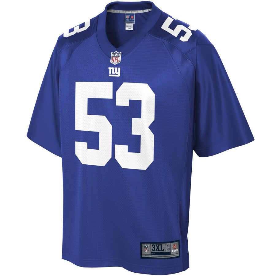 New York Giants Oshane Ximines Pro Line Big & Tall Royal Football Jersey product image