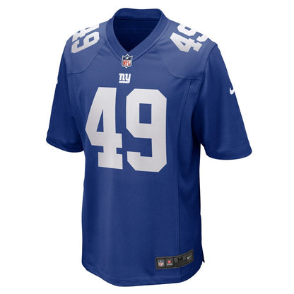 New York Giants Carter Coughlin Game Royal Football Jersey product image
