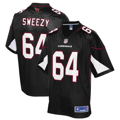 Arizona Cardinals J.r. Sweezy Alternate Pro Line Black Football Jersey product image