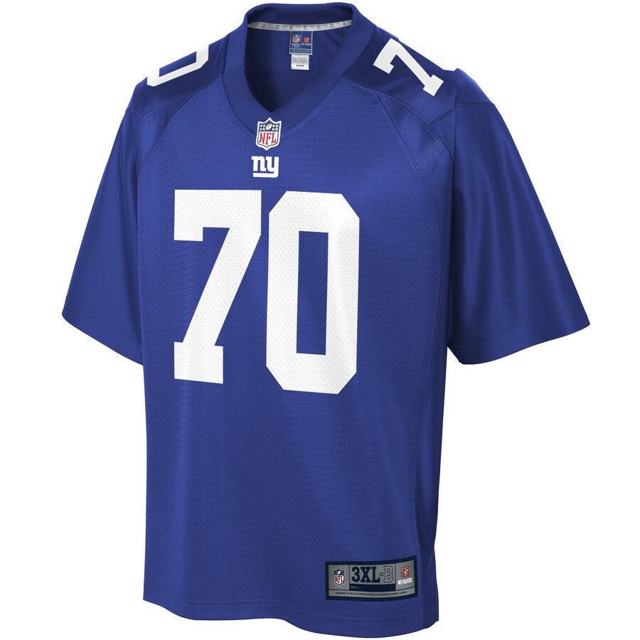 New York Giants Kevin Zeitler Pro Line Big & Tall Royal Football Jersey product image