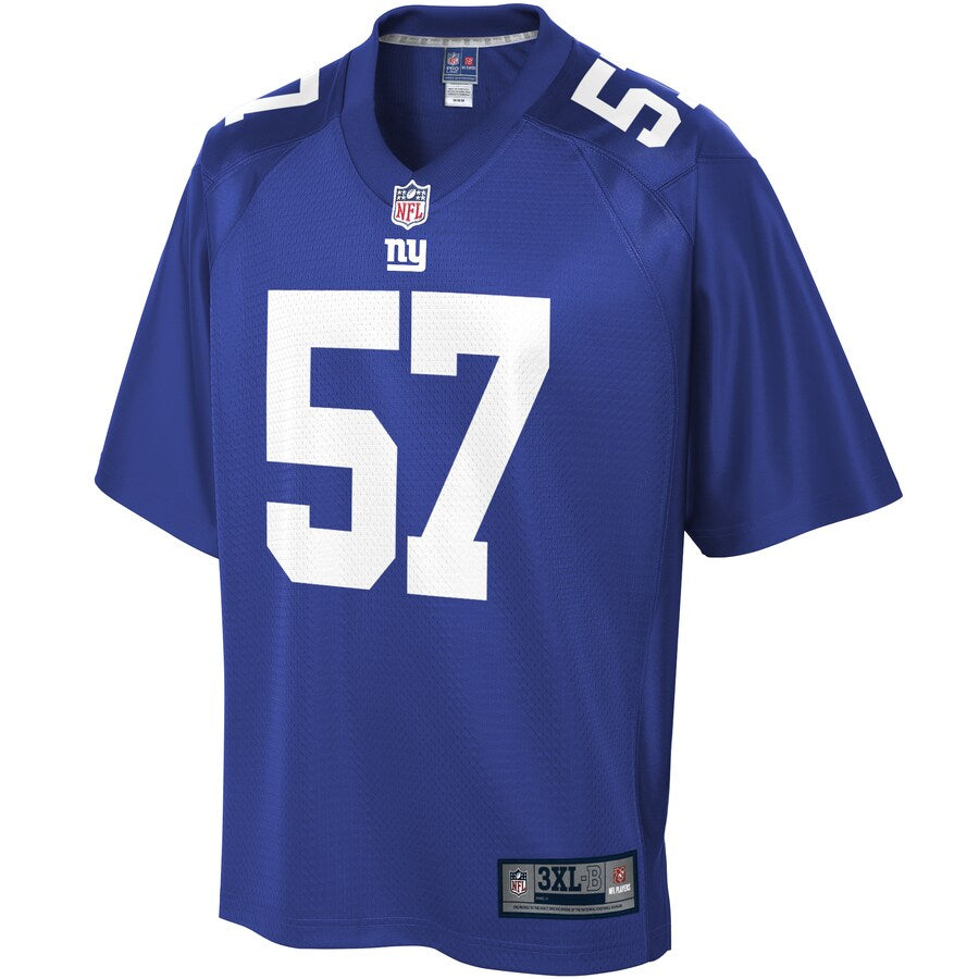 New York Giants Ryan Connelly Pro Line Big & Tall Royal Football Jersey product image