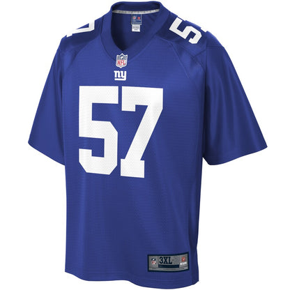 New York Giants Ryan Connelly Pro Line Big & Tall Royal Football Jersey product image