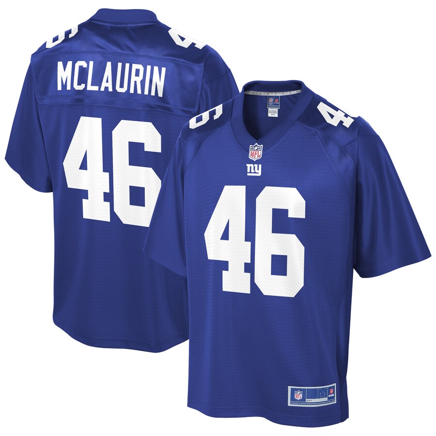New York Giants Mark Mclaurin Pro Line Royal Football Jersey product image
