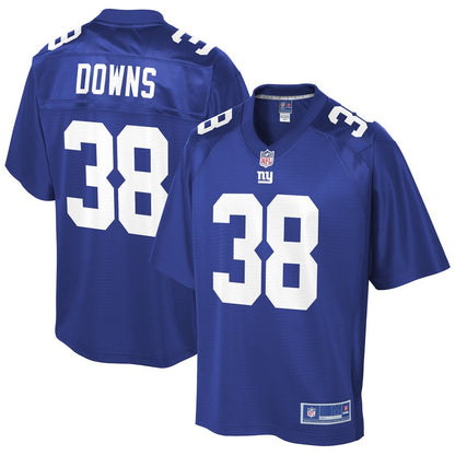 New York Giants Devante Downs Pro Line Royal Football Jersey product image