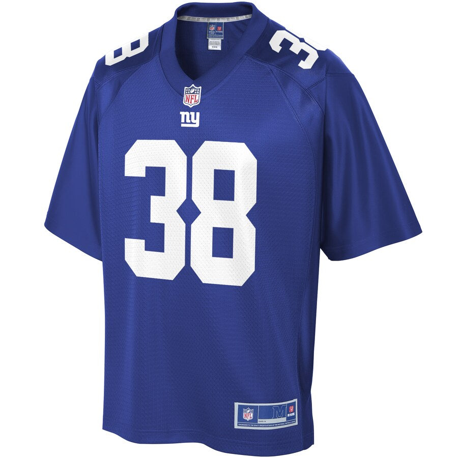 New York Giants Devante Downs Pro Line Royal Football Jersey product image