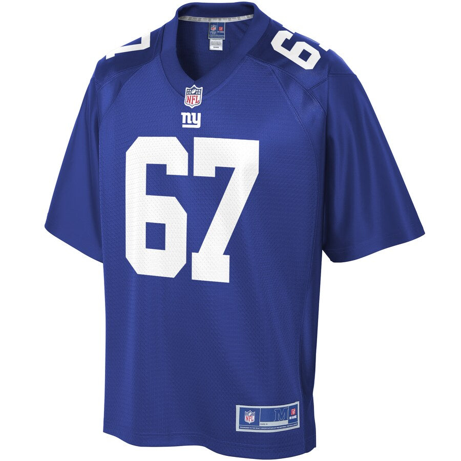 New York Giants Evan Brown Pro Line Big & Tall Royal Football Jersey product image