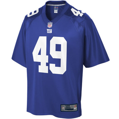 New York Giants Isaiah Searight Pro Line Big & Tall Royal Football Jersey product image