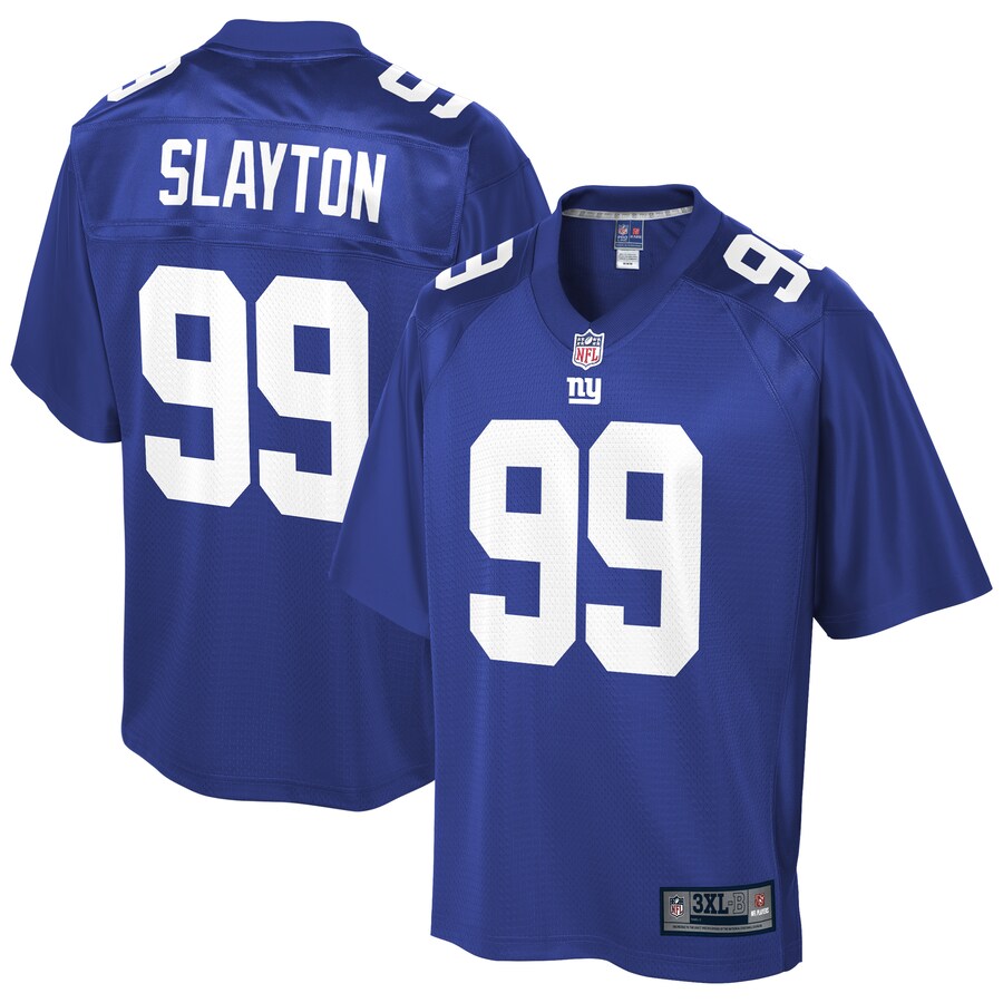 New York Giants Chris Slayton Pro Line Big & Tall Royal Football Jersey product image