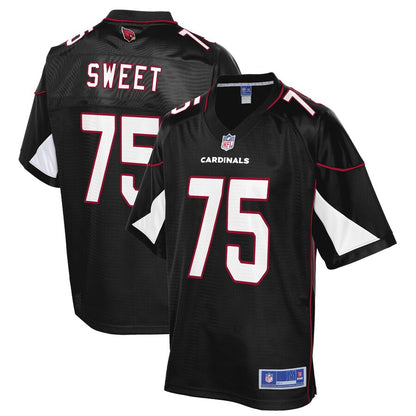Arizona Cardinals William Sweet Alternate Pro Line Black Football Jersey product image