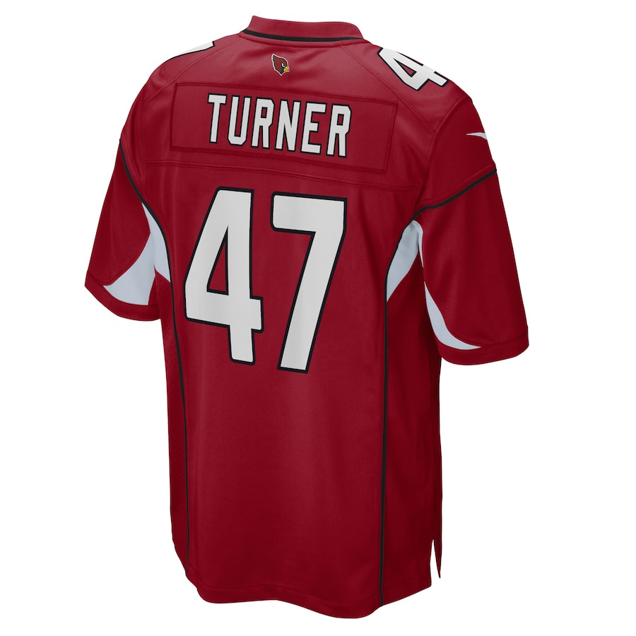 Arizona Cardinals Ezekiel Turner Game Cardinal Football Jersey product image