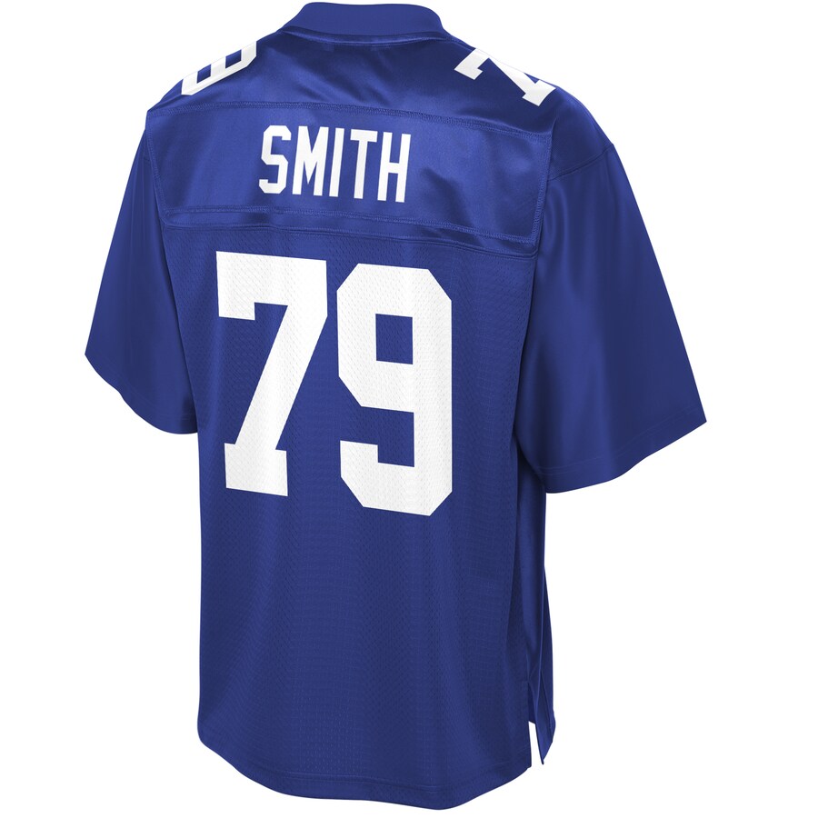 New York Giants Eric Smith Pro Line Big & Tall Royal Football Jersey product image