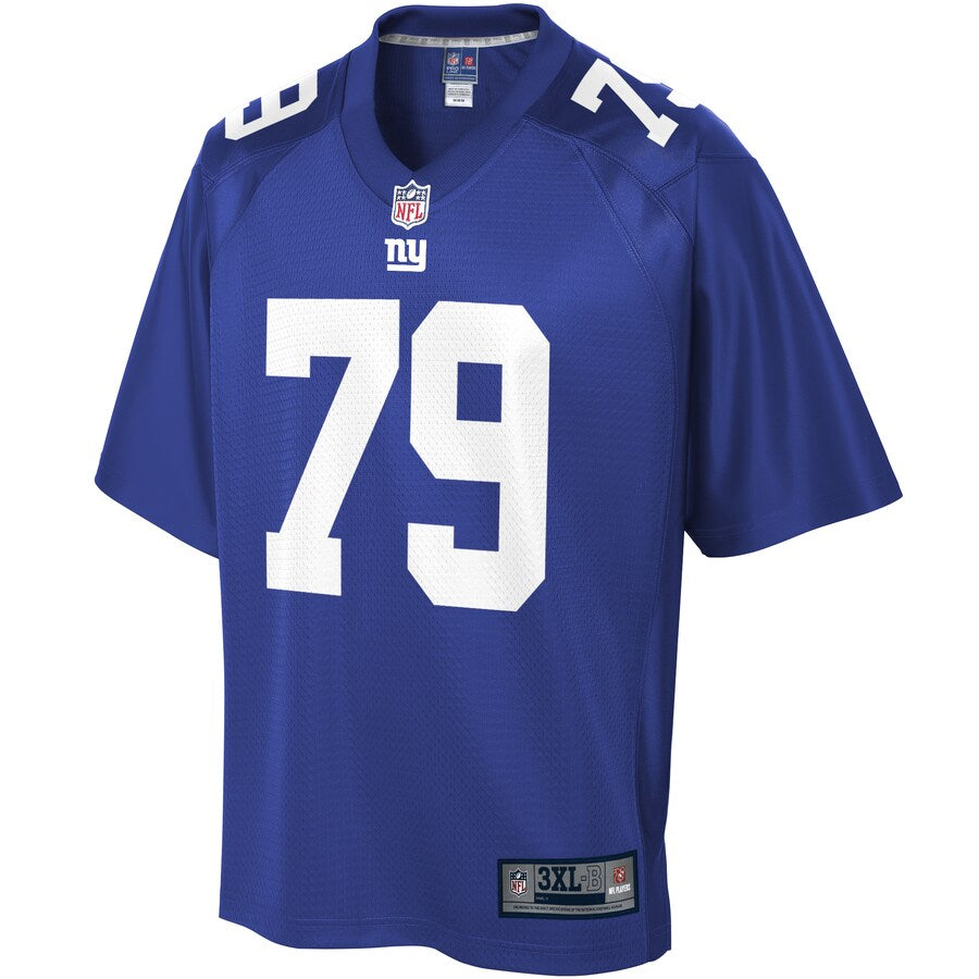 New York Giants Eric Smith Pro Line Big & Tall Royal Football Jersey product image