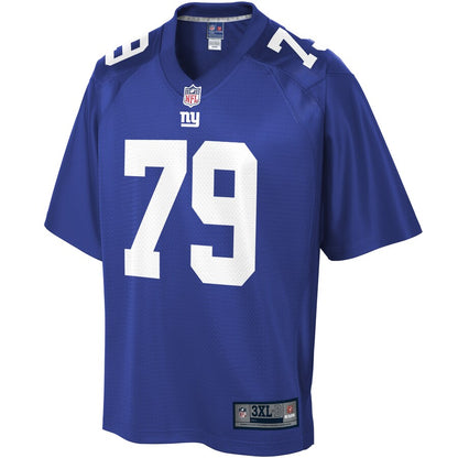 New York Giants Eric Smith Pro Line Big & Tall Royal Football Jersey product image