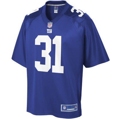 New York Giants Michael Thomas Pro Line Big & Tall Royal Football Jersey product image