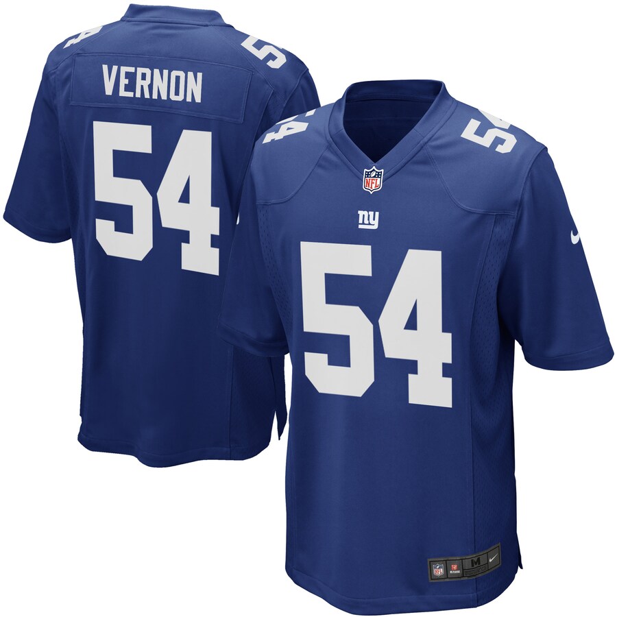 New York Giants Olivier Vernon Game Royal Football Jersey product image