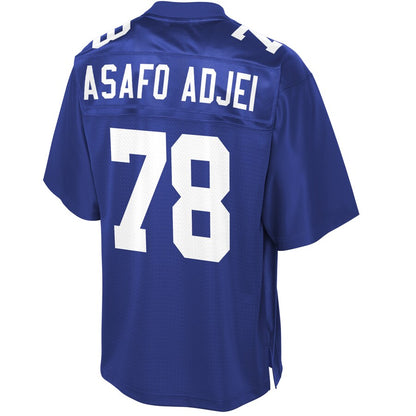 New York Giants George Asafo-Adjei Pro Line Royal Football Jersey product image