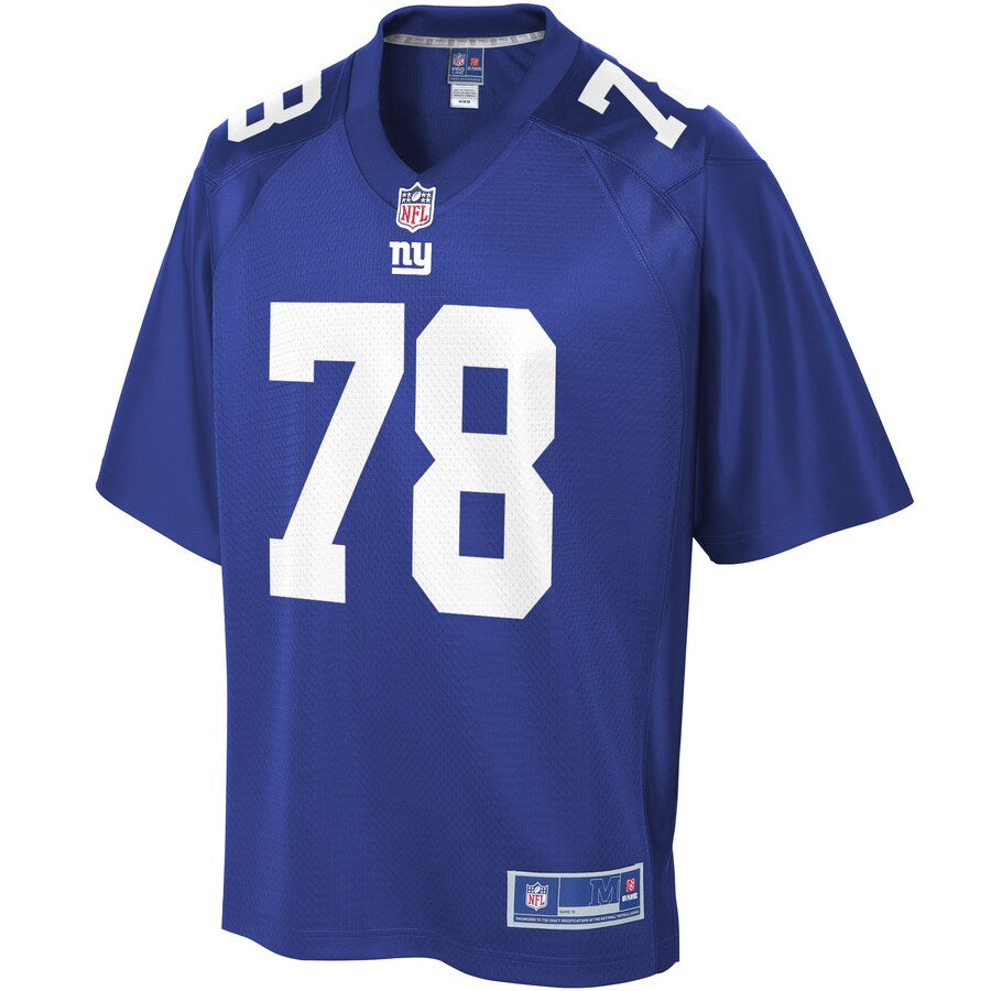 New York Giants George Asafo-Adjei Pro Line Royal Football Jersey product image