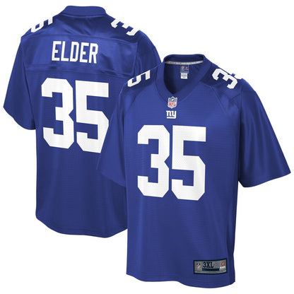 New York Giants Corn Elder Pro Line Big & Tall Royal Football Jersey product image