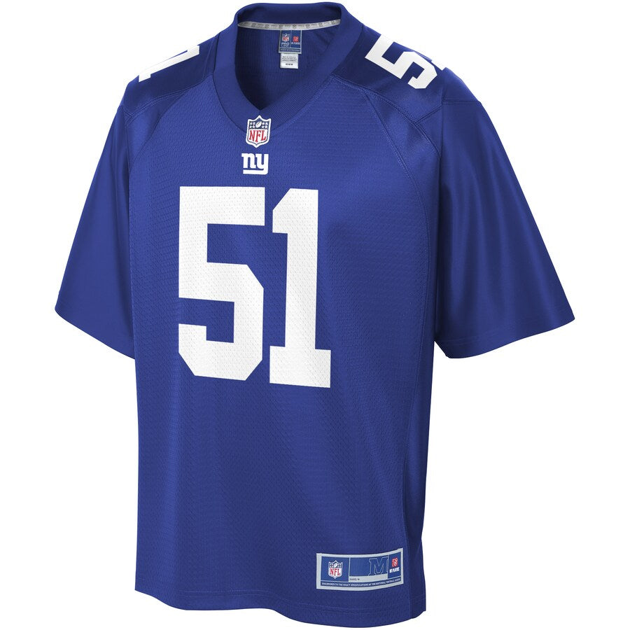 New York Giants Zak Deossie Pro Line Team Color Football Jersey product image