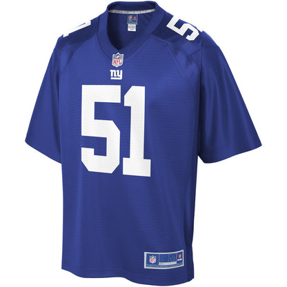New York Giants Zak Deossie Pro Line Team Color Football Jersey product image