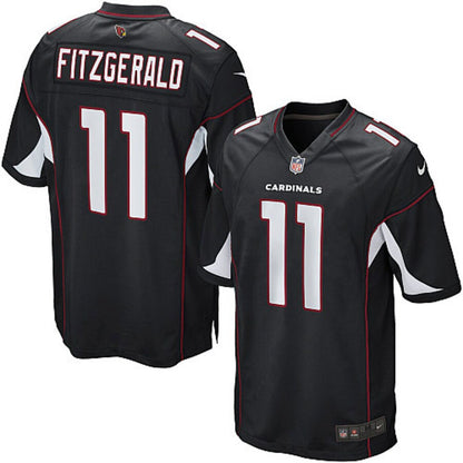 Arizona Cardinals Larry Fitzgerald Alternate Game Black Football Jersey product image