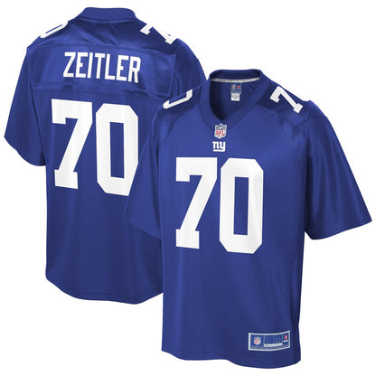 New York Giants Kevin Zeitler Pro Line Royal Football Jersey product image