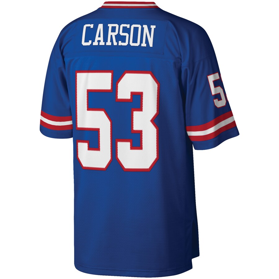 New York Giants Harry Carson Legacy Royal Football Jersey product image