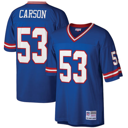 New York Giants Harry Carson Legacy Royal Football Jersey product image