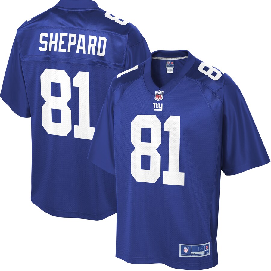 New York Giants Russell Shepard Pro Line Big & Tall Royal Football Jersey product image