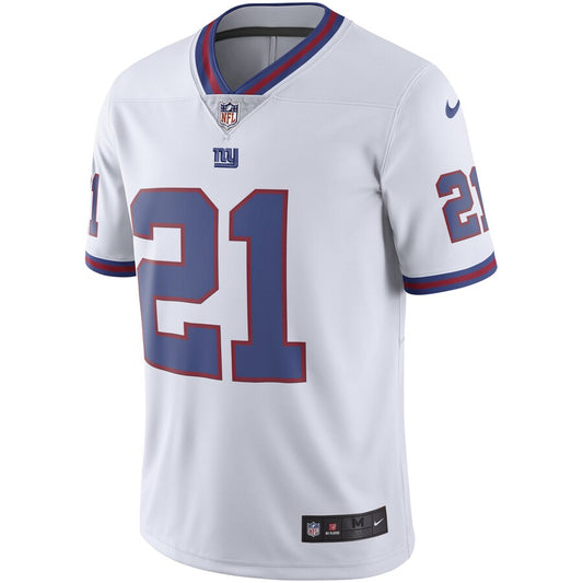 NYG LC White Color Rush Limited Jersey rtj football 3167