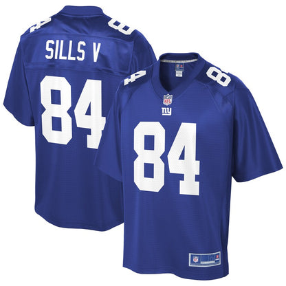 New York Giants David Sills Pro Line Royal Football Jersey product image