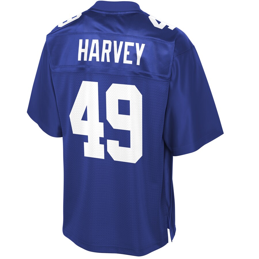 New York Giants Nate Harvey Pro Line Big & Tall Royal Football Jersey product image